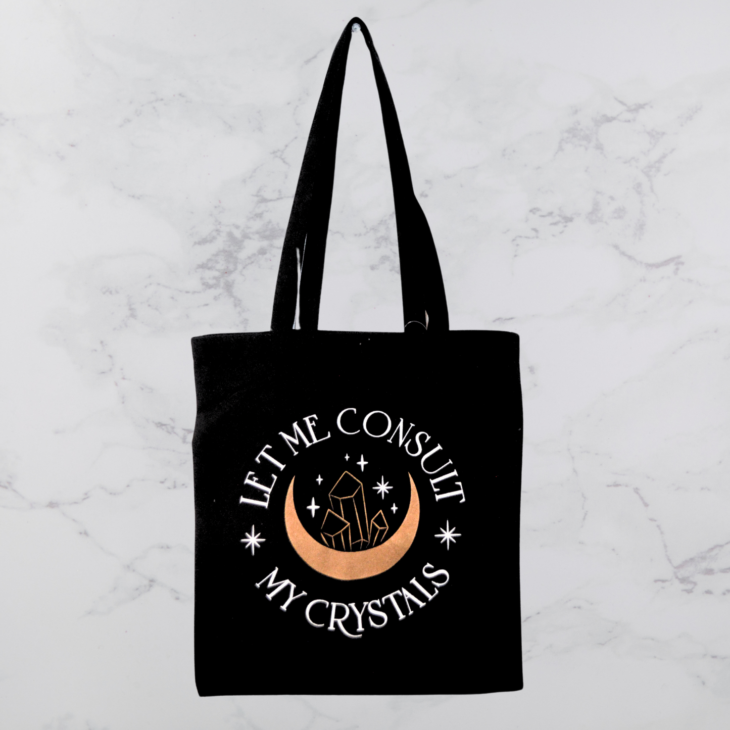 Consult my crystals- Tote Bag