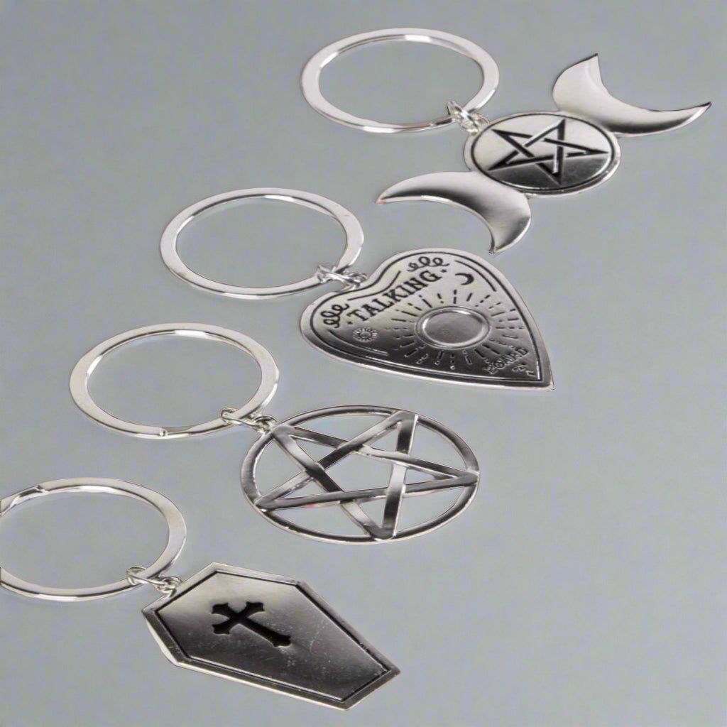 Black Magic Steel Keyrings