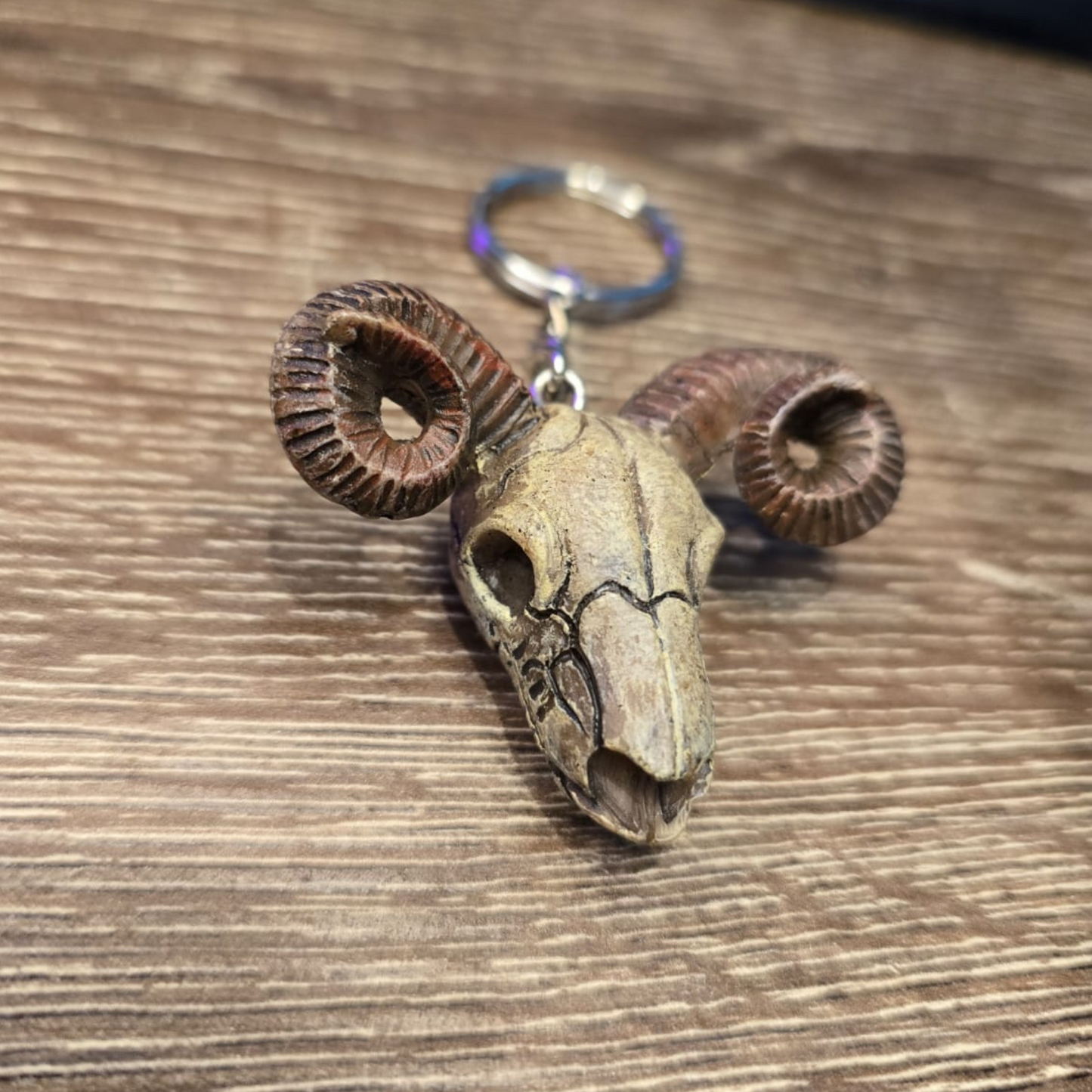 Ram's Head Keyring