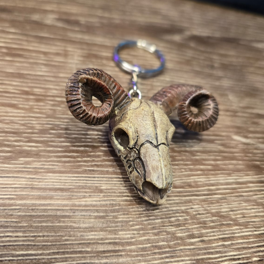 Ram's Head Keyring