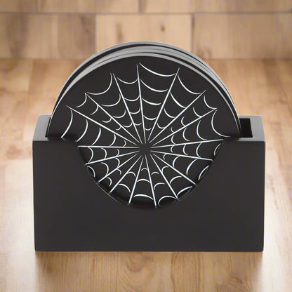 Spider Web Coasters 4 pack