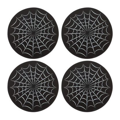 Spider Web Coasters 4 pack