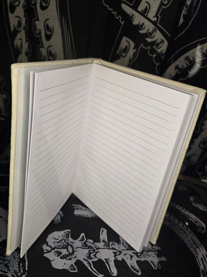 Velvet Moon Phases Journal – Minimal Witchy Notebook