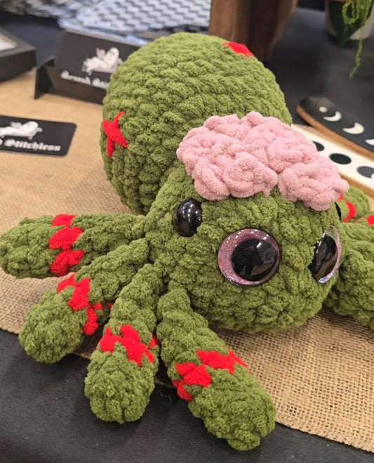Hand-made Crochet spider- Zombie - Large